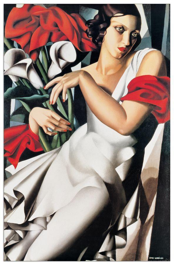 artopweb De Lempicka - Portrait De Madame P. Decorative MDF Panel (86x131cm)