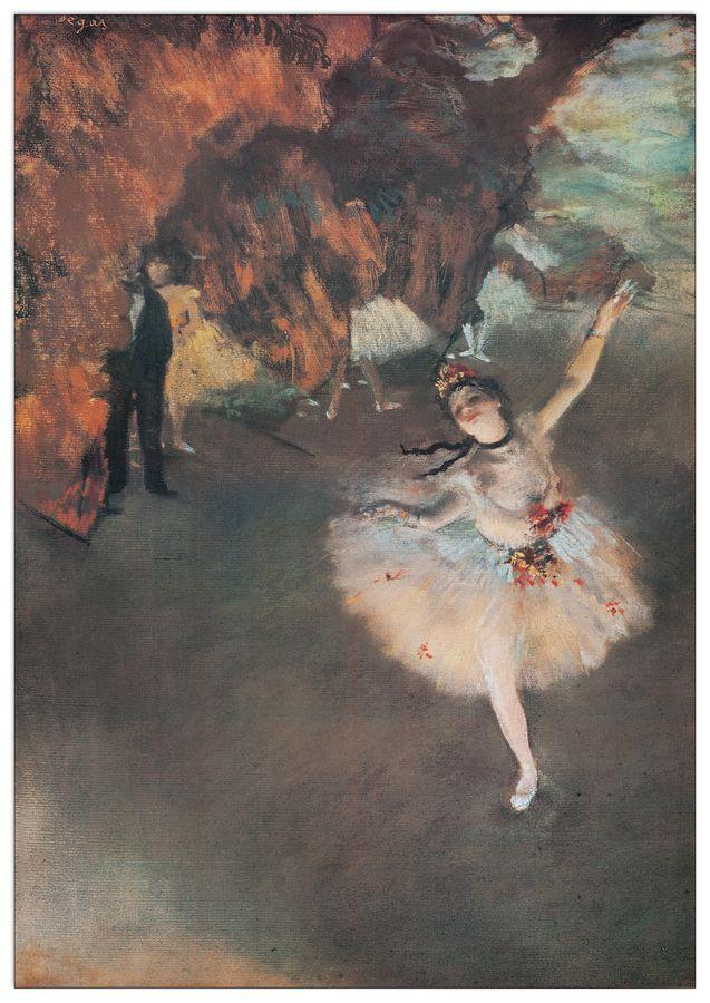 artopweb Degas - The Star Decorative MDF Panel (46x66cm)