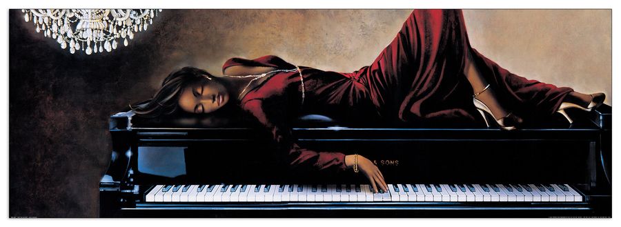 artopweb Di Scenza - Into the Rhythm Decorative MDF Panel (138x48cm)