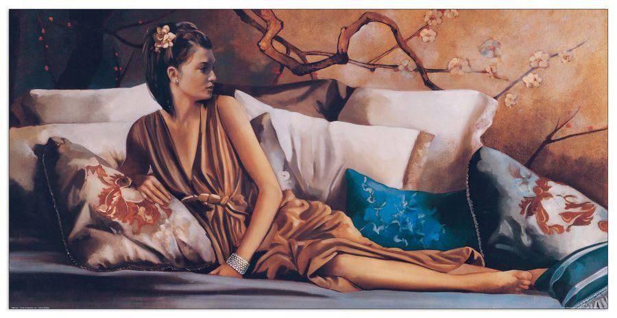 artopweb Di Scenza - Posh Afternoon Tea Decorative MDF Panel (100x50cm)