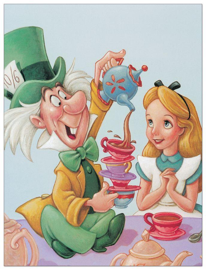 artopweb Disney - Alice and the Mad Hatter - Celebration in Wonderland Decorative MDF Panel (28x35cm)
