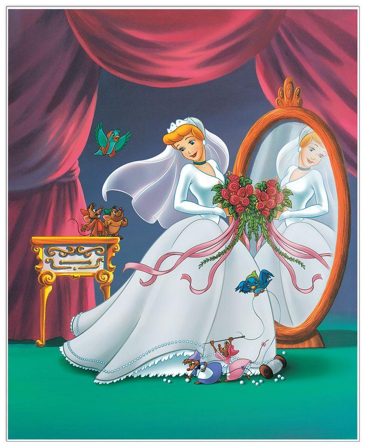 artopweb Disney - Cinderella - My Perfect Wedding Decorative MDF Panel (40x50cm)