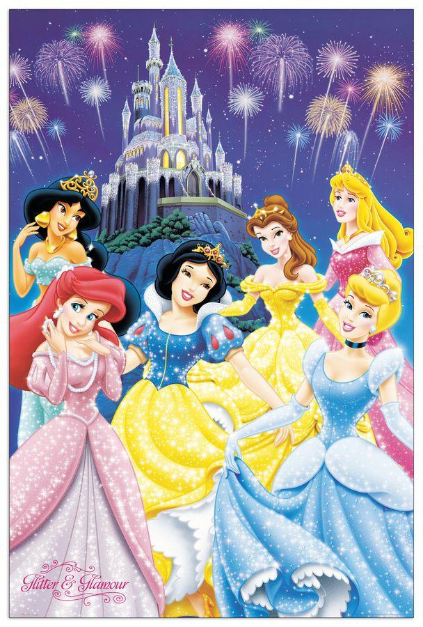 artopweb Disney - Glitter And Glamour Decorative MDF Panel (60x90cm)