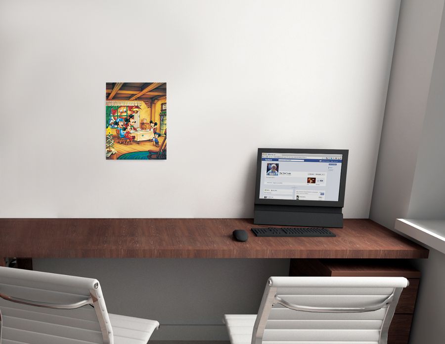 Artopweb Disney - Mickey Christmas Carol Decorative MDF Panel (31x40cm)