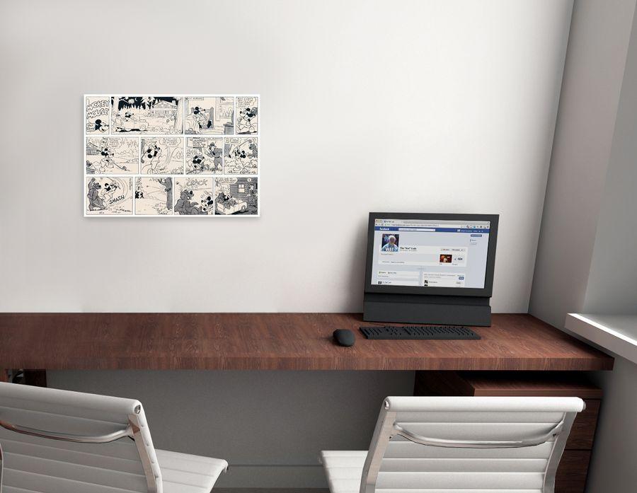 Artopweb Disney - Mickey On The Fairway Decorative MDF Panel (81x56cm)