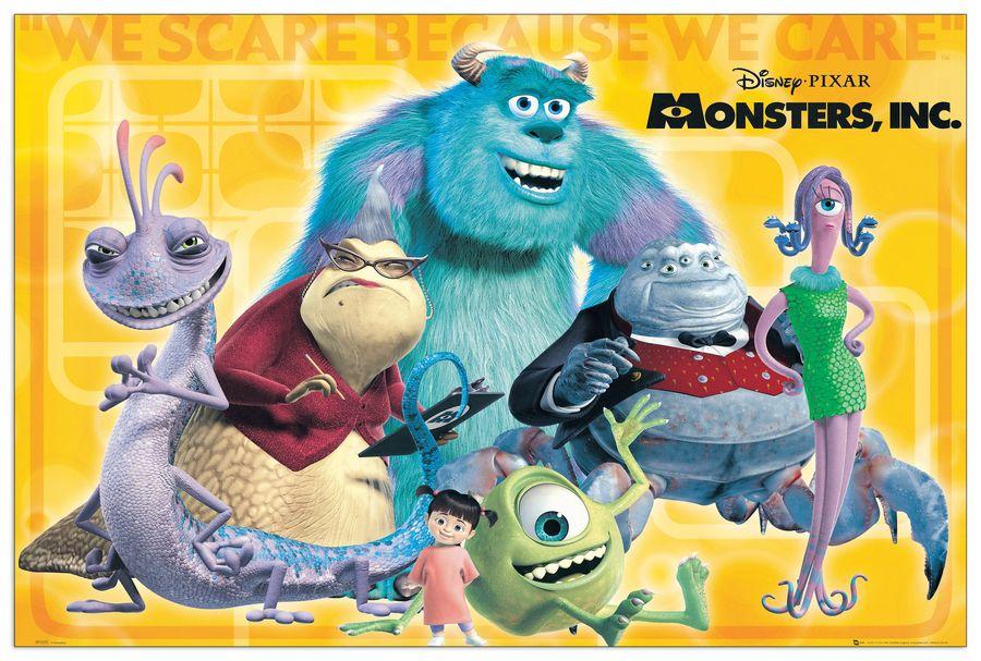 artopweb Disney - Monster Inc. Decorative MDF Panel (90x60cm)