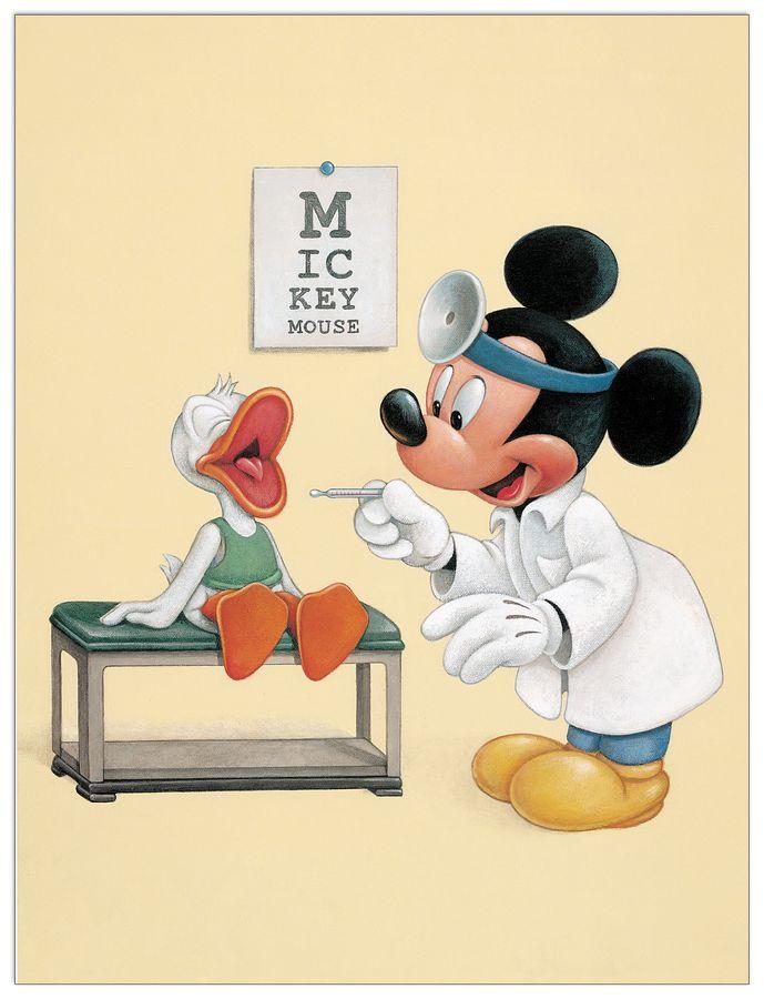 artopweb Disney - Say Ahh for Mickey Decorative MDF Panel (41x51cm)