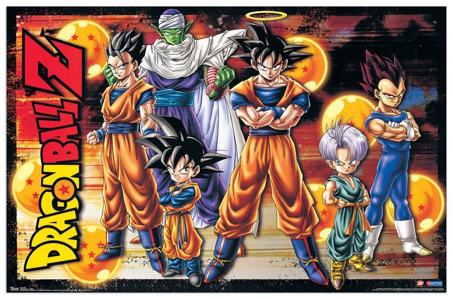artopweb Dragonball Z - Dragonball Z Decorative MDF Panel (86x56cm)