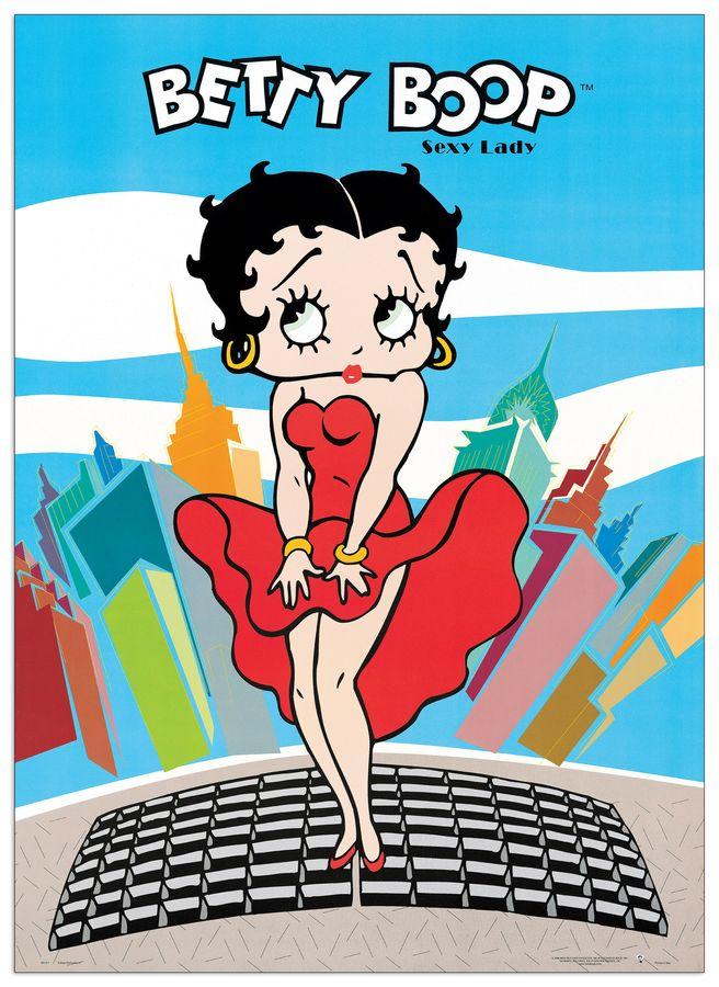 artopweb Edibas - Betty Bop Decorative MDF Panel (60x80cm)