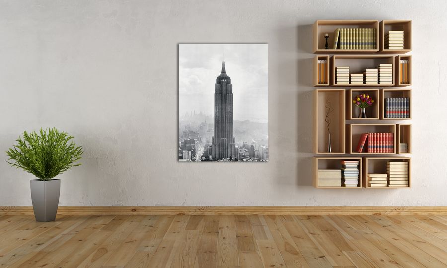 Artopweb Empire State Building Decorative MDF Panel (102x134cm)