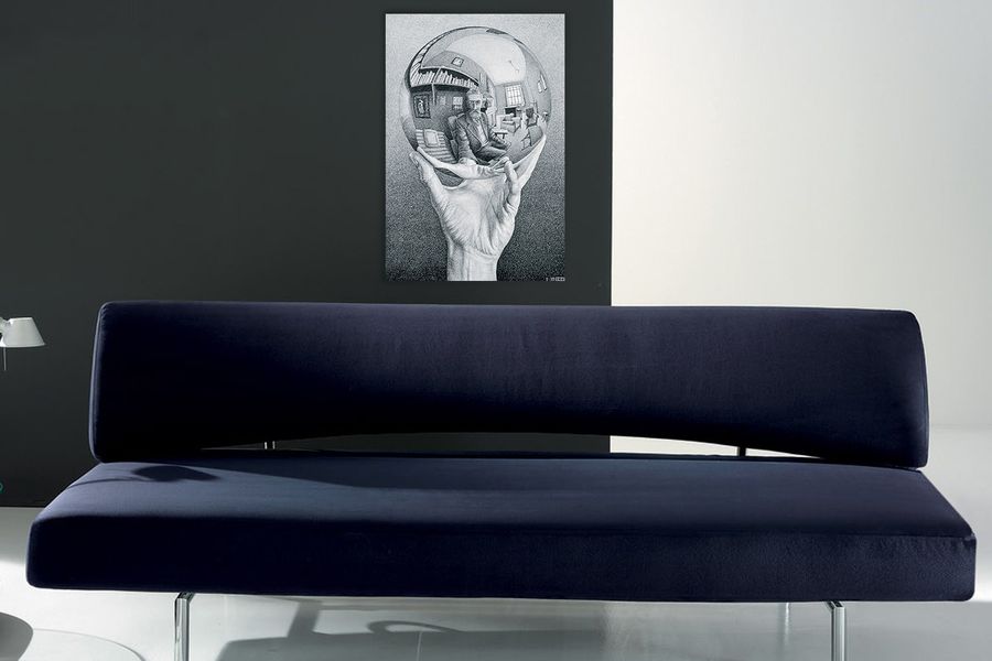 Artopweb Escher - Hand With Globe Decorative MDF Panel (35x52cm)