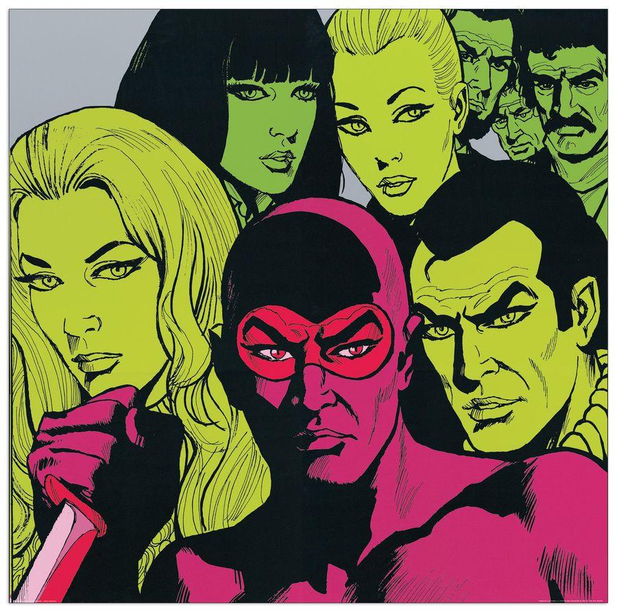 artopweb Facciolo - Gioco Di Maschere Decorative MDF Panel (90x90cm)