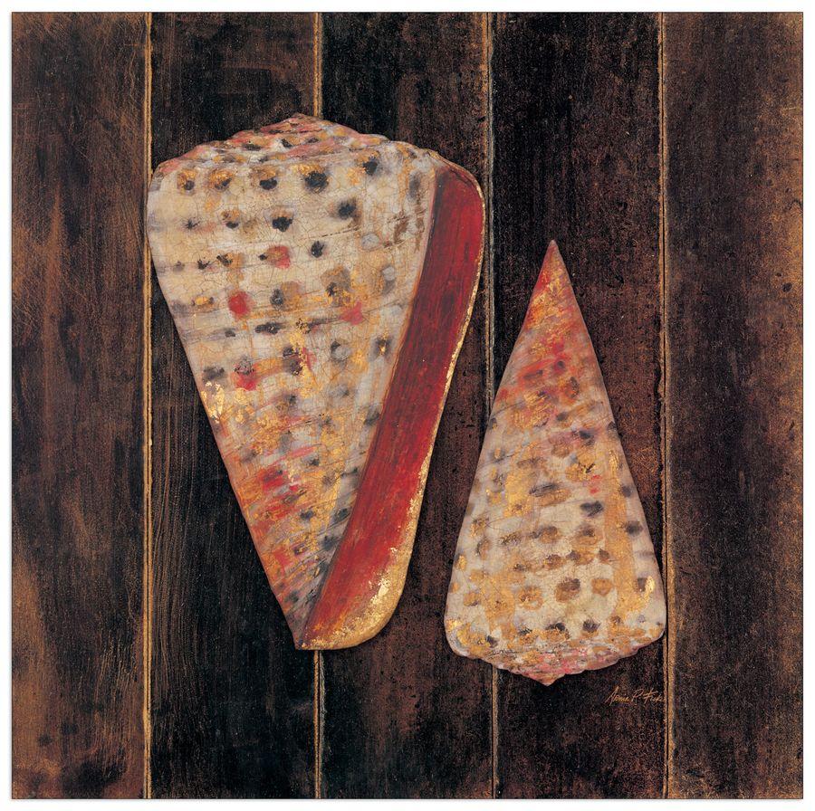 artopweb Fisk - Ocean Shells Decorative MDF Panel (40x40cm)