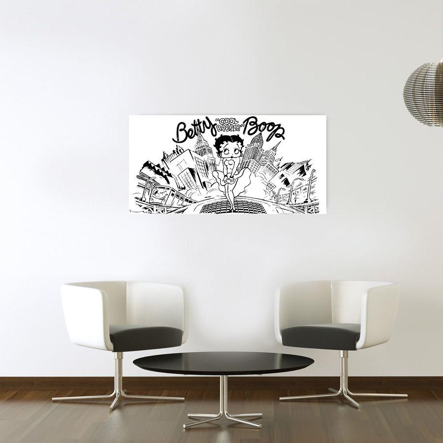 Artopweb Fleischer - Betty Boop Cool Breeze Decorative MDF Panel (100x50cm)