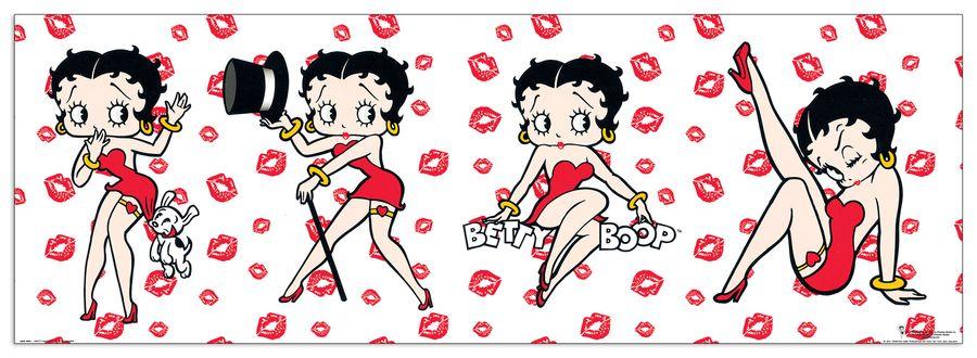artopweb Fleischer - Betty Boop Decorative MDF Panel (95x33cm)