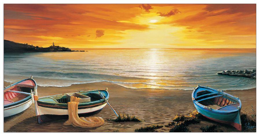 artopweb Galasso - Al calar del sole Decorative MDF Panel (138x70cm)