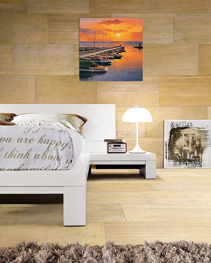 Artopweb Galasso - Il Vecchio Porticciolo Decorative MDF Panel (50x50cm)