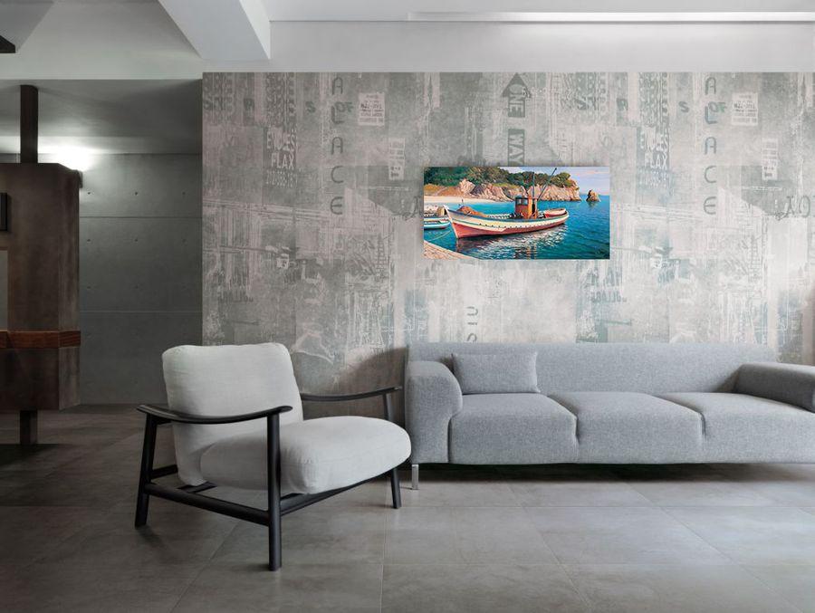 Artopweb Galasso - Peschereccio Decorative MDF Panel (100x50cm)