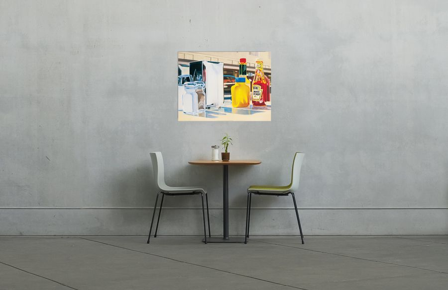 Artopweb Galli - The Diner Decorative MDF Panel (80x60cm)