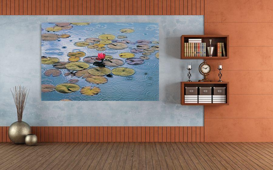 Artopweb Gans - Waterlilies Decorative MDF Panel (175x115cm)