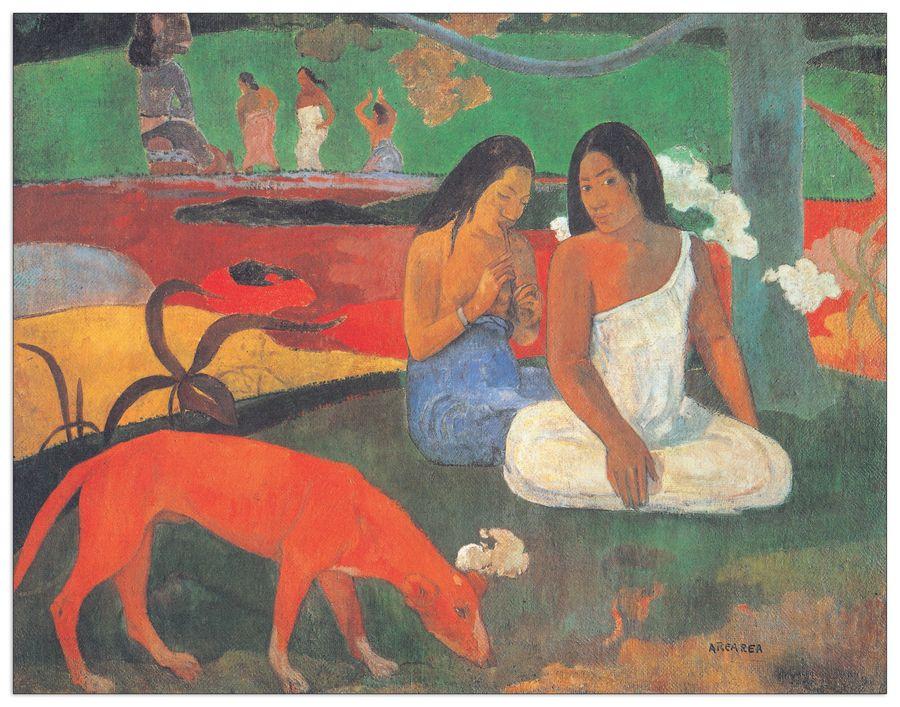 artopweb Gauguin - Arearea Decorative MDF Panel (40x31cm)