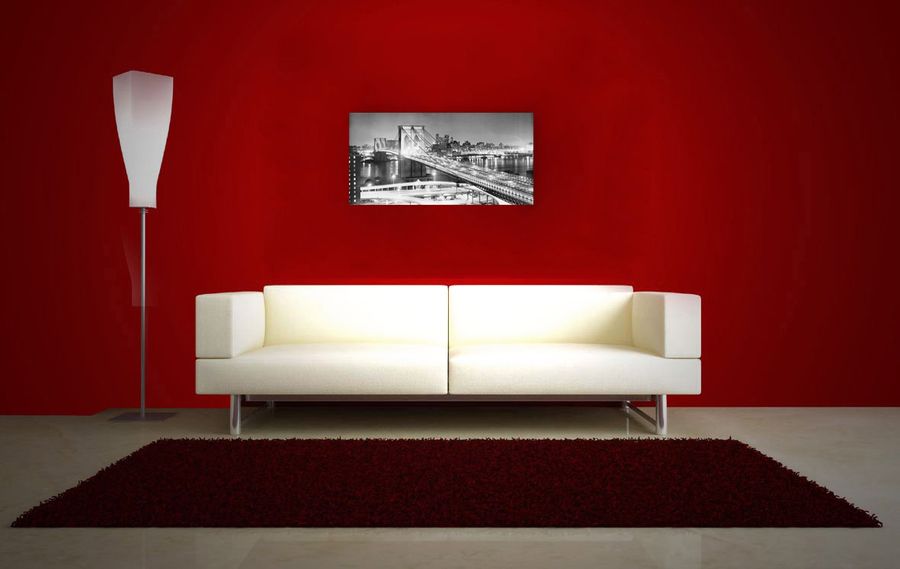 Artopweb Gendreau - Brooklyn Bridge At Night Decorative MDF Panel (100x50cm)