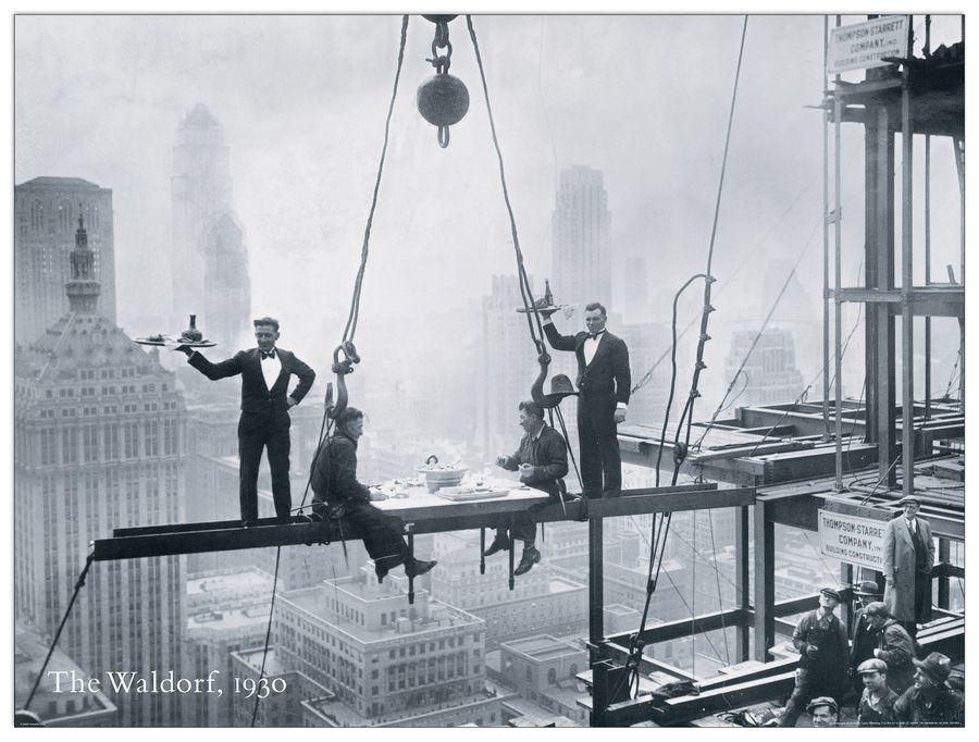 artopweb Getty - New York 1930 Decorative MDF Panel (80x60cm)