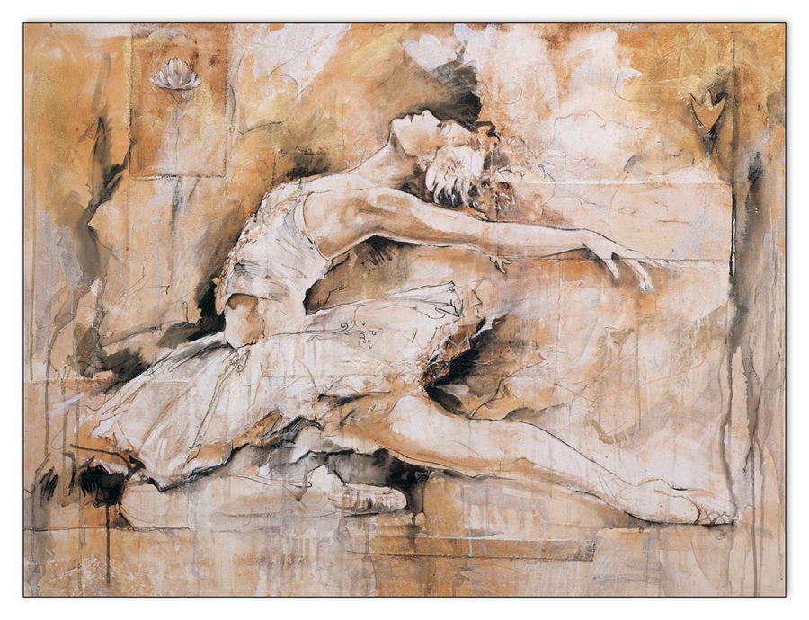 artopweb Gottfried - Swan Lake Decorative MDF Panel (101x76cm)