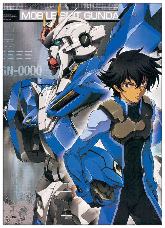 artopweb Gundam - Setsuna F Seiei Decorative MDF Panel (38x53cm)