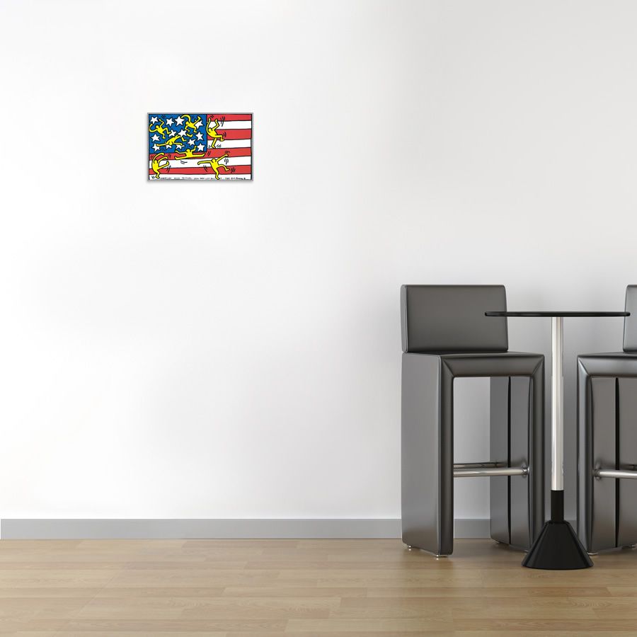 Artopweb Haring - American Musical Festival Decorative MDF Panel (26x17cm)