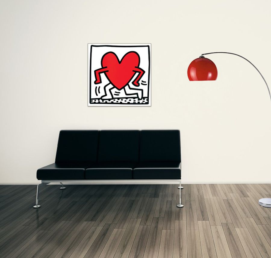 Artopweb Haring - Untitled 1984 Decorative MDF Panel (65x65cm)