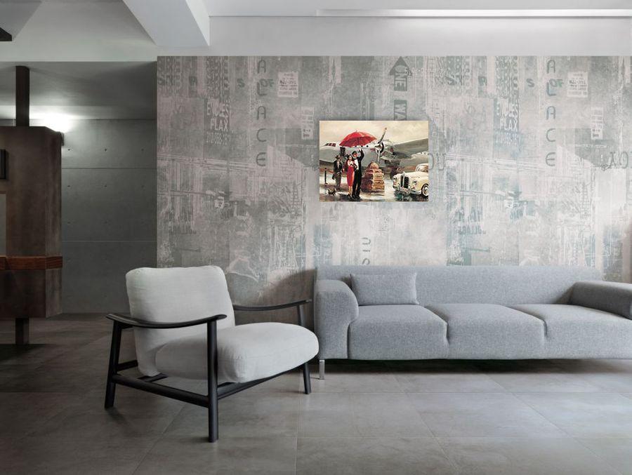 Artopweb Heighton - Transcontinental Flight Decorative MDF Panel (80x60cm)