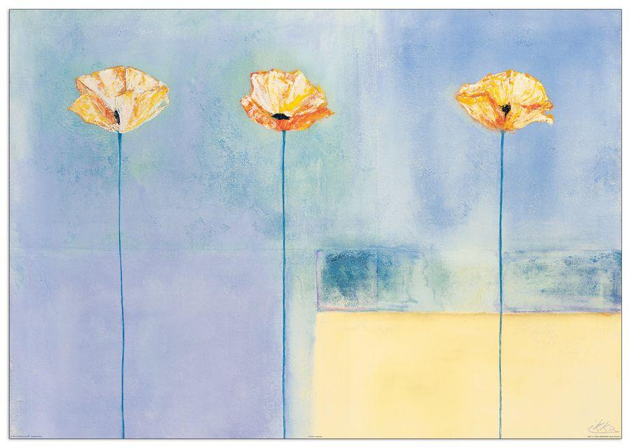 artopweb Heinemann - Poppy Dreams II Decorative MDF Panel (100x70cm)