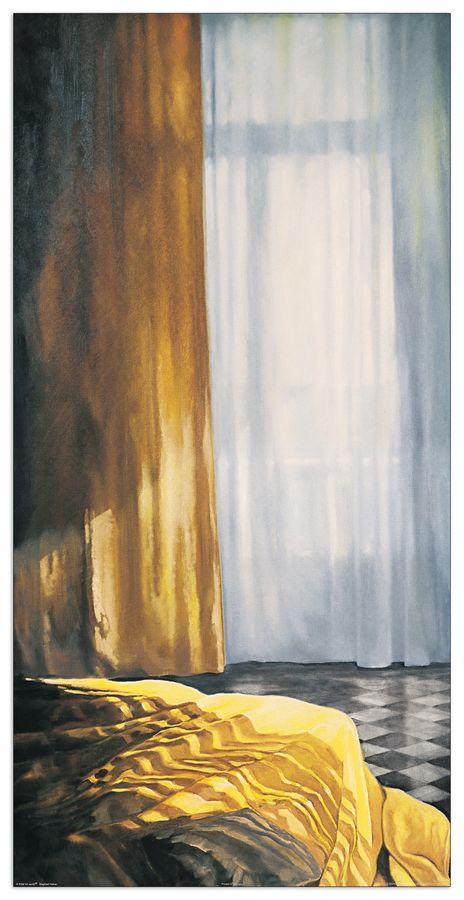 artopweb Henning Von Gierke - Interior mit Sonne und Meer I Decorative MDF Panel (50x100cm)