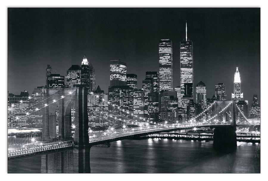 artopweb Henri Silberman - Brooklyn Bridge Decorative MDF Panel (175x115cm)