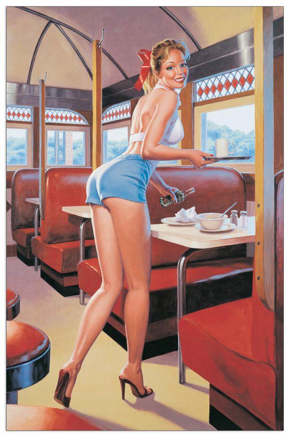 artopweb Hildebrandt - Diner Decorative MDF Panel (58x88cm)