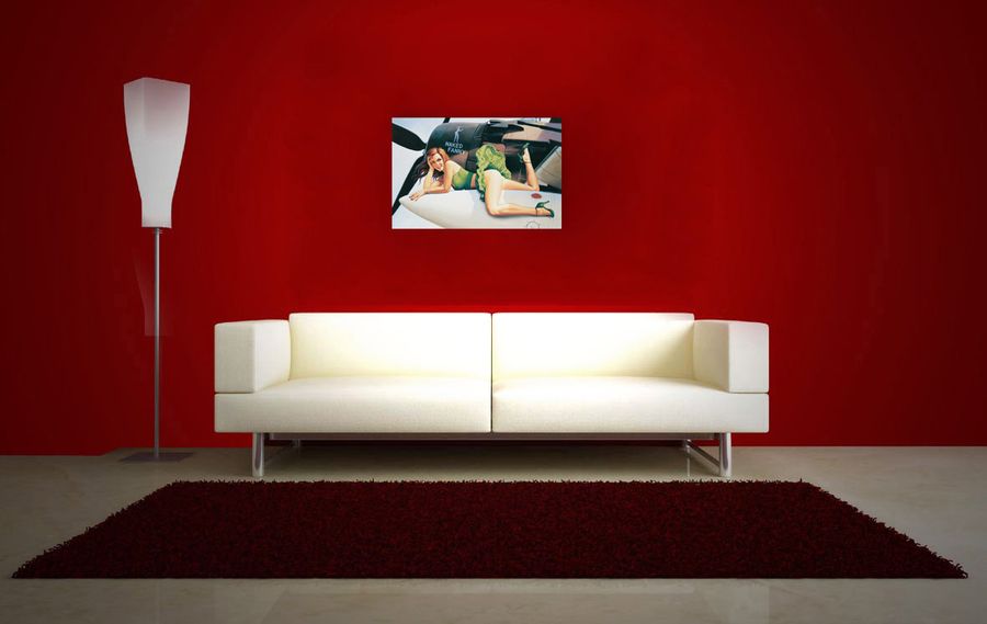 Artopweb Hildebrandt - Naked Funny Decorative MDF Panel (88x58cm)