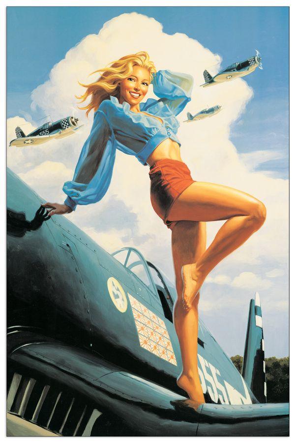 artopweb Hildebrandt - Usa Decorative MDF Panel (58x88cm)