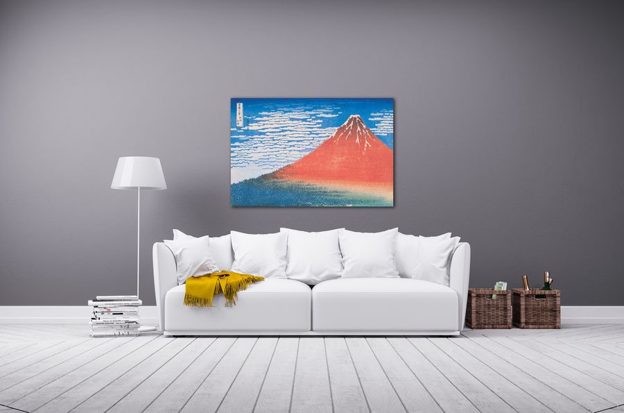 Artopweb Hokusai - Der Fujiama Decorative MDF Panel (90x60cm)