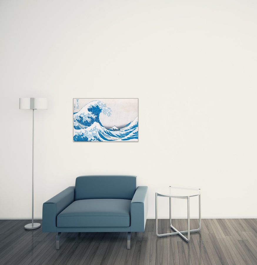 Artopweb Hokusai - The Great Wave Of Kanagawa Decorative MDF Panel (90x60cm)