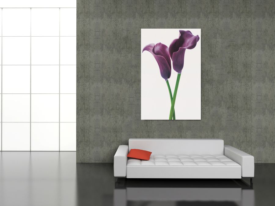Artopweb Innes - Pueple Calla Lilies Decorative MDF Panel (115x175cm)