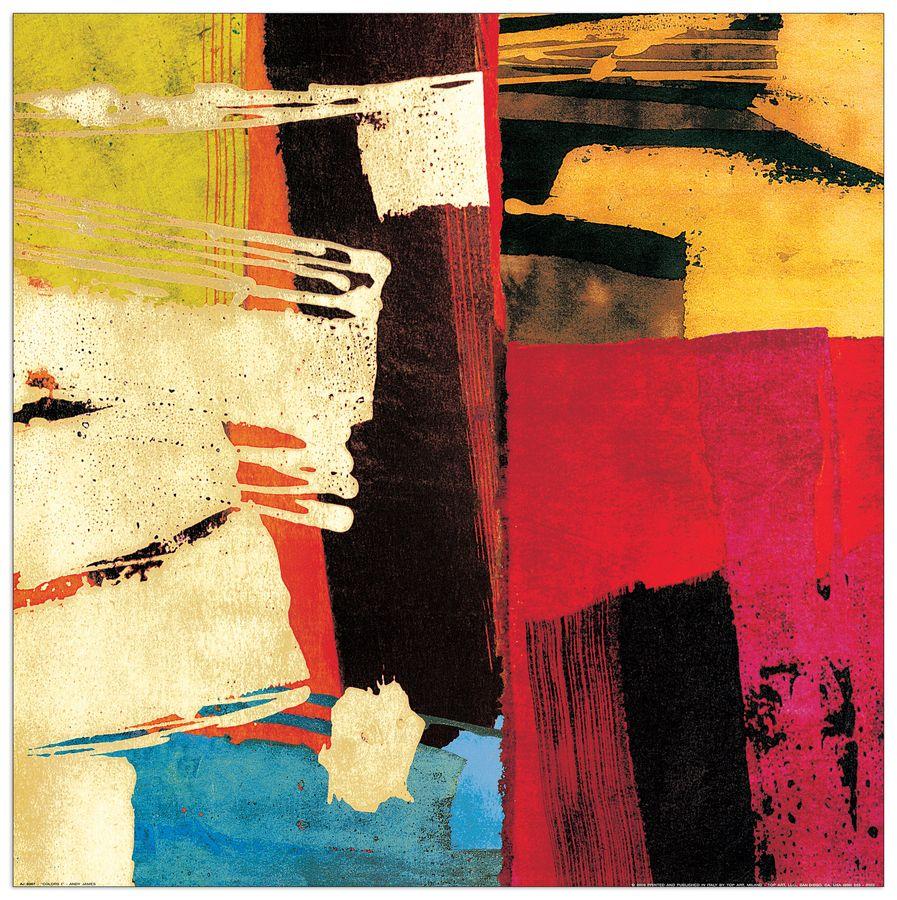 artopweb James - Colors I Decorative MDF Panel (50x50cm)