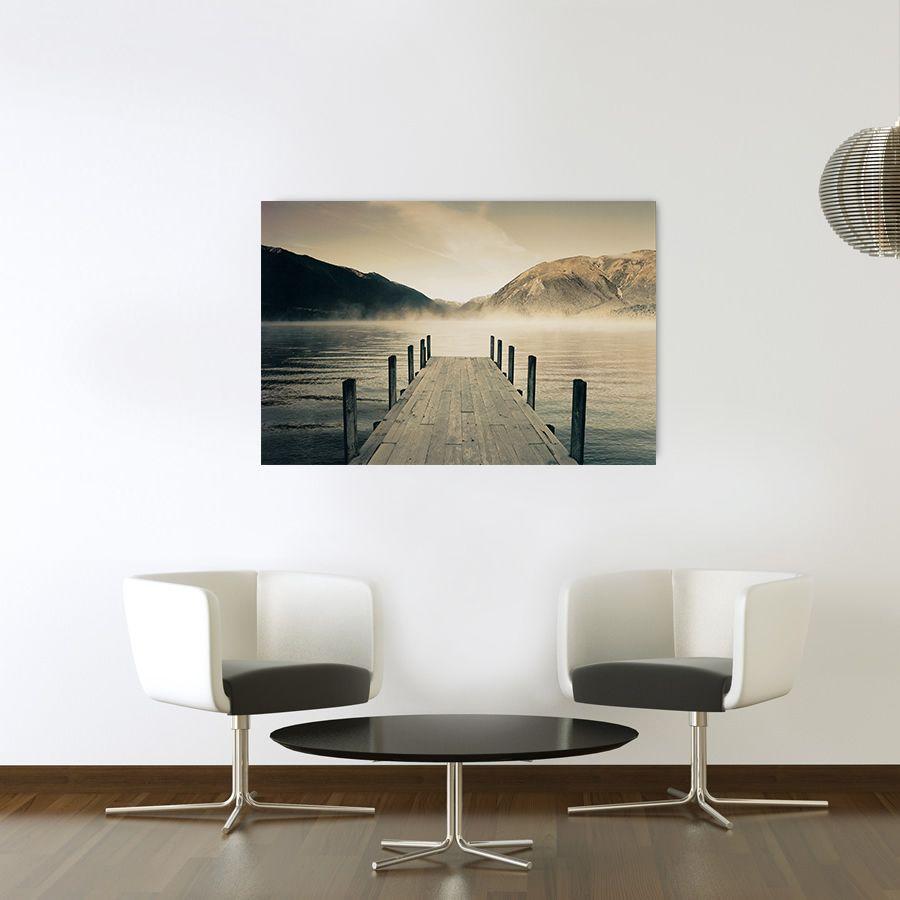 Artopweb Jetty - Lake Rotoiti Decorative MDF Panel (90x60cm)