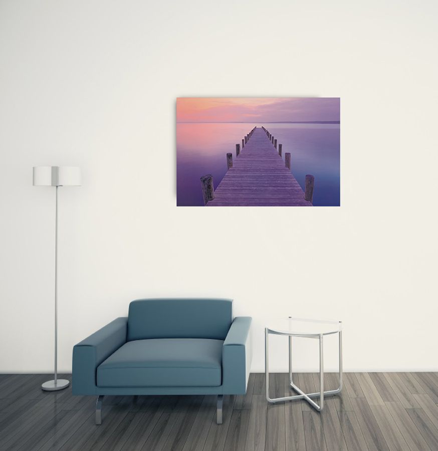 Artopweb Jetty - Sunrise Decorative MDF Panel (90x60cm)