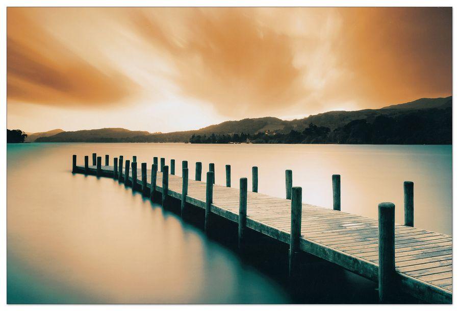 artopweb Jetty - Wooden Landing Decorative MDF Panel (90x60cm)