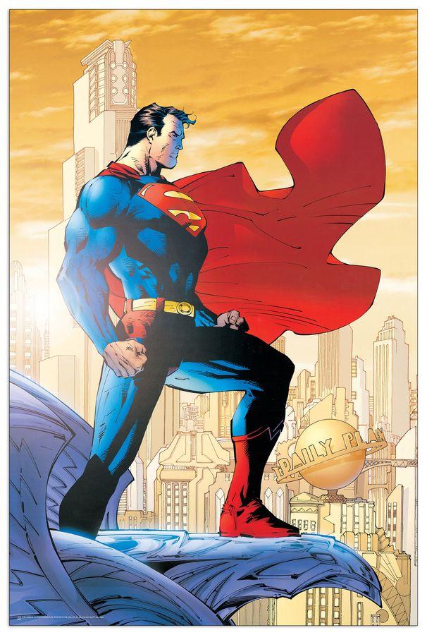 artopweb Jim Lee - Superman Decorative MDF Panel (61x91cm)