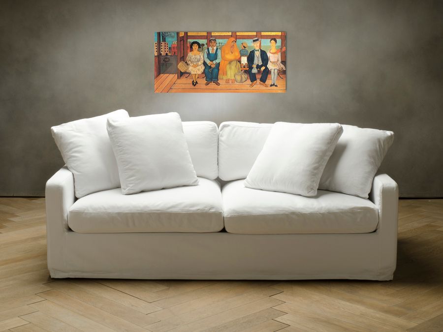 Artopweb Kahlo - L'Autobus Decorative MDF Panel (97x45cm)