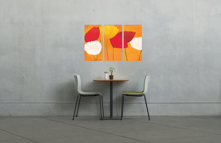 Artopweb Kaminski - More Blumen Part 1 Decorative MDF Panel (50x100cm)