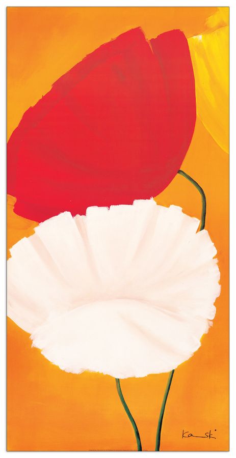 artopweb Kaminski - More Blumen Part 1 Decorative MDF Panel (50x100cm)