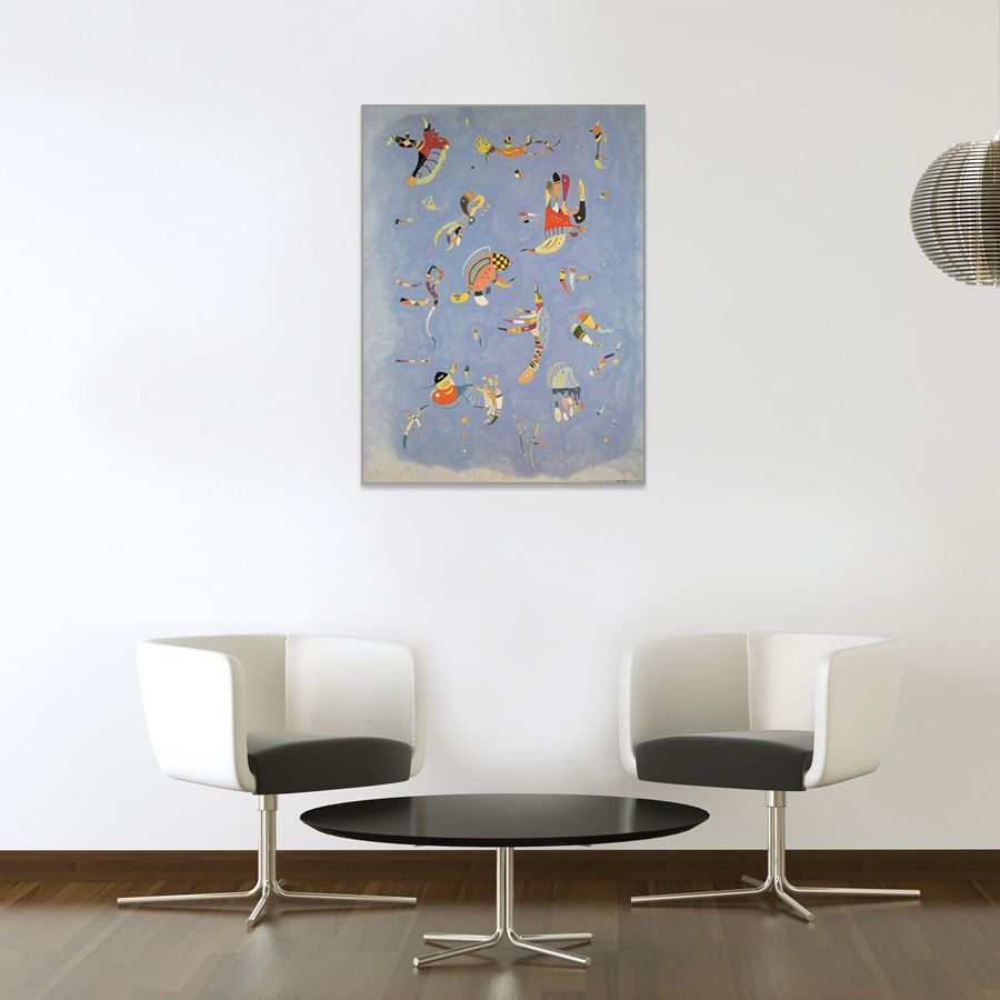 Artopweb Kandinsky - Cielo Blu Decorative MDF Panel (60x80cm)